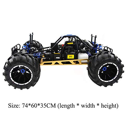GVCTⓇ Coche RC de Gasolina de Escala 1/5 para Adultos, Buggy RTR 4WD con Motor de Gasolina de Alto Rendimiento 32CC, Monster Truck controlado por Radio, vehículo de Juguete Todoterreno