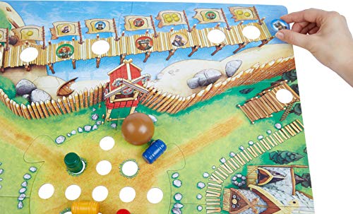HABA- Juego de Mesa, El Valle de los Vikingos, Multicolor (Habermass H304700)