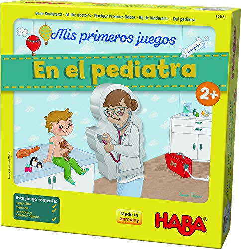 Haba mesa, Mis Primeros Juegos. En el Pediatra, multicolor (Habermass H304651) , color/modelo surtido