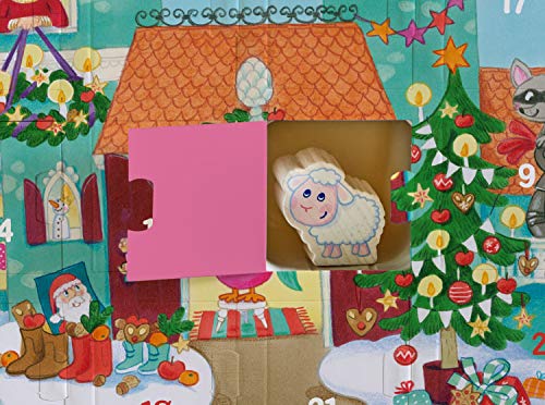 HABA-Mi Primer Calendario de Adviento con Castillo de Princesa, para niños a Partir de 2 años. (304904)