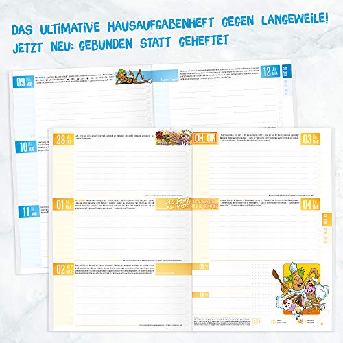 Häfft Original – Cuaderno de deberes 2021/2022 [Stickermania] A5 Agenda escolar definitiva