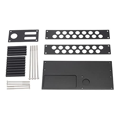 Hellery Destornillador de Metal Organizador de Almacenamiento Estante Destornillador RC Herramientas Kit Soporte Tornillo Bandeja Organizador - Negro