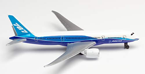 Herpa 86RT-7474 Boeing B787 Single Airplane B787-in Miniatura para Manualidades, coleccionar y como Regalo, Multicolor