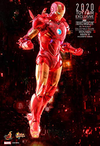Hot Toys 1:6 Iron Man Mark IV holográfico - Iron Man 2 - Exclusivo, HT906328