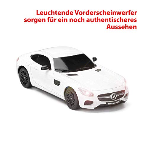 HSM Mercedes Benz Amg GT – 2.4 GHz RC teledirigido Licencia de vehículo en el Original de diseño, Modelo de Escala 1: 18, DE Ready to de Drive, Auto, Incluye Control Remoto,, OVP