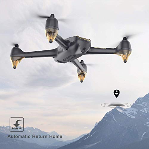 HUBSAN H501s x4 Pro 5.8G FPV Cuadricoptero 10 Plus Canales sin Cabeza GPS RTF Dron con cámara de 3M píxeles (Negro)