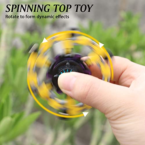 InLoveArts Juguetes Fidget Spinners de mano, juguetes torcidos y deformados, juguete complicado, transformable, juguete sensorial divertido para niños y adultos (un azul)