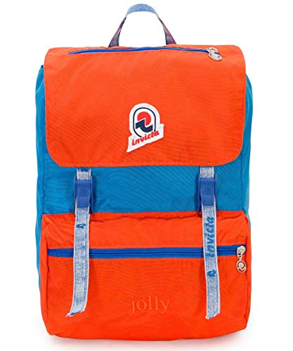 Invicta Jolly Vintage Mochila Tipo Casual, 35 cm, Naranja (B37)