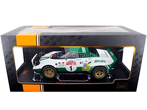 Ixo Models 1975 Lancia Stratos HF Rallye San Remo Munari/Mannucci 1:18 18RMC061A