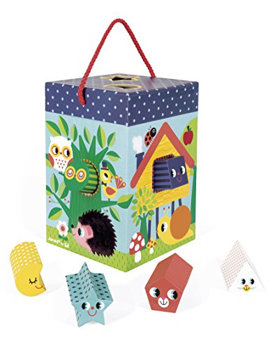 Janod Caja formas y materiales, Jardín (J02784), multicolor (Juratoys , color/modelo surtido