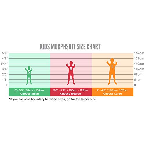 Jeff la Killer Kids Monster Morphsuit Disfraz – Tamaño pequeño (91cm-104cm)