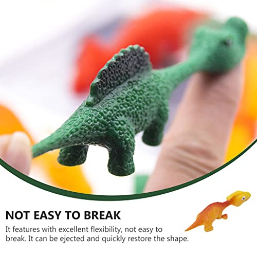 jojofuny 10 Piezas Dinosaurio Volador Juguetes Elásticos Dedo Tirachinas Juguetes Divertido Parodia Juguetes Animales Juguetes de Educación Cultiva para Niños