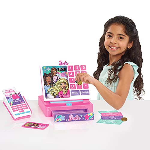 JP Barbie- Barbie Caja registradora, Multicolor (Flair Leisure Products 63621)