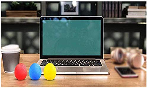 Juego de 3 Bolas antiestrés para aliviar el estrés con Bolsa de Viaje | Bola de Agarre para Ejercicios de Mano | Servicio Pesado | Seguro de Usar | Alivio del estrés | Bola de estrés médico