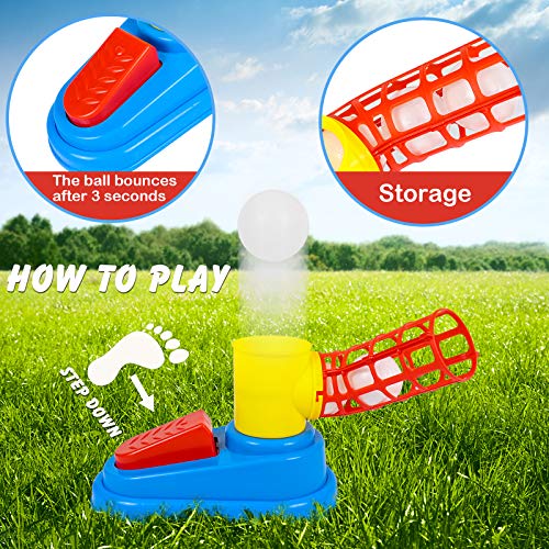 Juguetes Niños 3 Años Beisbol de Autoservicio con 1 Bate Beisbol Juguete 3 Pelota - Juegos Exterior Niños Juegos al Aire Libre para Niños Juguetes Niños 4 5 Años Regalo Niña 3 4 5 6 7 Años