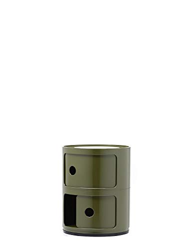 Kartell - Sistema modular, ABS, Verde, 32 x 32 x 40 cm