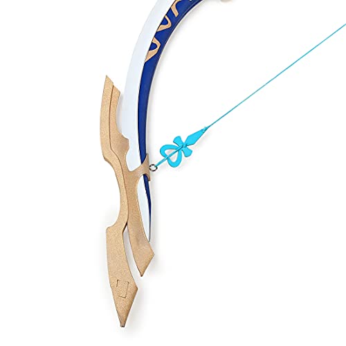 LDB SHOP Armas de anime Genshin Impact Cosplay Espada Anime Arco 130 cm Amos arco para Venti Tartaglia Ganyu Diona Fischl Cosplay, arco desmontable para Halloween Cosplay Arcos