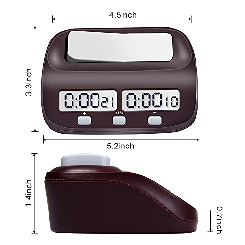 LEAP Reloj de ajedrez profesional digital cuenta atrás temporizador Deportes electrónico reloj de ajedrez I-GO juego de mesa de competencia reloj de ajedrez