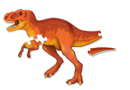Learning Resources- Puzle Jumbo de Dinosaurio para Montar en el Suelo tiranosaurio Rex, Color (LER2389)