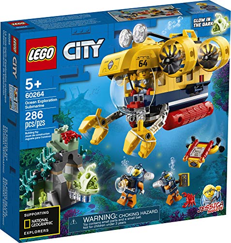 LEGO City 60264 Ocean Exploration - Submarino (286 piezas)