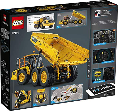 LEGO Technic 6x6 Volvo Articulated Hauler (42114) Building Kit, Volvo Truck Toy Model for Kids Who Love Construction Vehicle Playsets, New 2020 (2,193 Pieces)