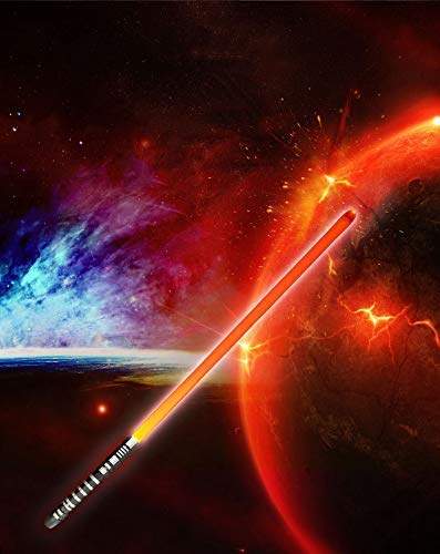 LHFD Espada Brillante 16 Tipos de Sable de luz de Color RGB, Espada Brillante de Star Wars Mango de Metal iluminación de Cambio de Color Efecto de Sonido Multi Utilería de Regalo de Juguete