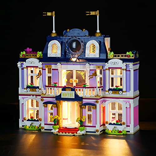 LIGHTAILING Conjunto de Luces Compatible con Lego 41684 Friends Heartlake City Grand Hotel Modelo de Construcción de Bloques - NO Incluido en el Modelo