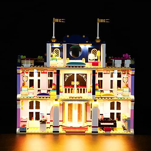 LIGHTAILING Conjunto de Luces Compatible con Lego 41684 Friends Heartlake City Grand Hotel Modelo de Construcción de Bloques - NO Incluido en el Modelo