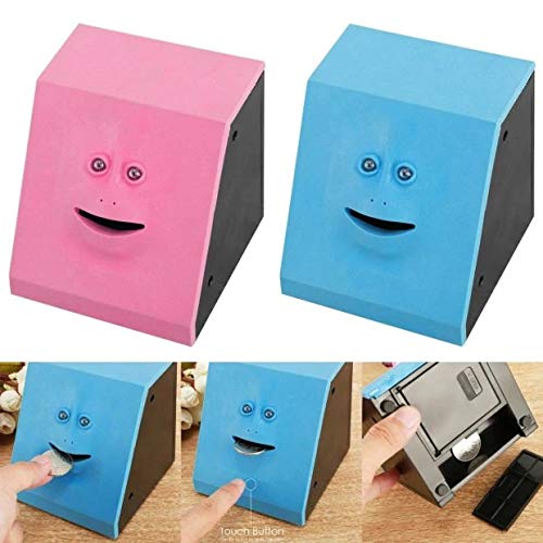 Linda Alcancía, Cara Dinero Comiendo Caja Hucha Gato Ahorro Caja Monedas Caja Dinero Moneda Ahorro Banco for niños Regalo Regalo Caramelo máquina decoración del hogar Caja De Dinero Creativa