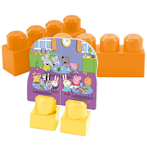 Lisciani - Mochila con construcciones de Peppa Pig para bébés - Juego educativo para niños a partir de 1 año