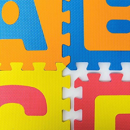 LittleTom Alfombras Puzzle para Bebé Alfombrilla Niños Suelo Goma EVA Abecedario