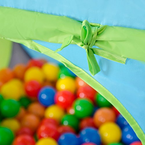 LittleTom Tienda de campaña Juguete para niños 70x70x72cm Piscina de Bolas Azul