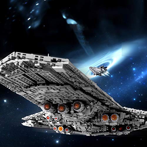 Loads Star Imperial Wars Destroyer - Juego de construcción de bloques de construcción Super UCS Star Destroyer, modelo de destructor estrellado compatible con Lego Star Wars (7588 + piezas)
