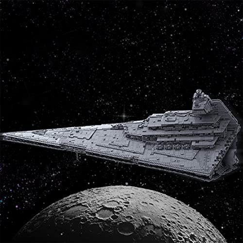 Loads Star Imperial Wars Destroyer - Juego de construcción de bloques de construcción Super UCS Star Destroyer, modelo de destructor estrellado compatible con Lego Star Wars (11885 piezas)