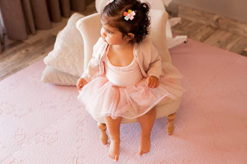 LuBabymats - Alfombra puzzle infantil para bebés de Foam (EVA), suelo extra acolchado para niños, color rosa