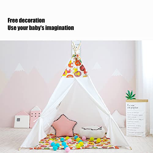 Luroze Tienda de Campaña para Niños, Color Brillante Tienda de Campaña para Juegos para Niños para Uso en Exteriores para Picnic para Niños Y Niñas para el Hogar(León)