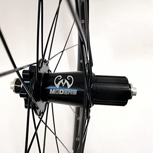 L&WB Bicicleta Rim 26 27.5 29 Pulgadas Bicicleta De Montaña Pasta De Ruedas MTB Llantas De Pared De Doble Pared Freno De Disco 8-10 Cassette De Velocidad HUB 32H QR,Rojo,26in