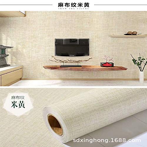 LZYMLA - Papel pintado autoadhesivo impermeable para sala de estar, dormitorio, dormitorio o habitación de los niños, color azul macaron 60 cm x 10 m