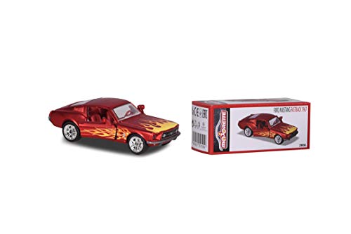 Majorette Die Cast Vintage Deluxe Assortment-Vehículo (incluye caja coleccionable, neumáticos de goma, rueda libre, 6 modelos), multicolor (212052016) , color/modelo surtido