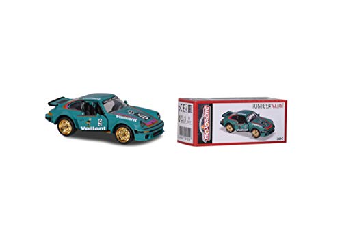 Majorette Die Cast Vintage Deluxe Assortment-Vehículo (incluye caja coleccionable, neumáticos de goma, rueda libre, 6 modelos), multicolor (212052016) , color/modelo surtido