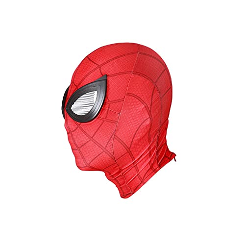 Máscaras 3D de Spiderman Spider Man Disfraces de Cosplay Lycra Head Covering Superhéroe Juego de Roles Accesorios Halloween Performance Headgear,Adult-Spiderman K