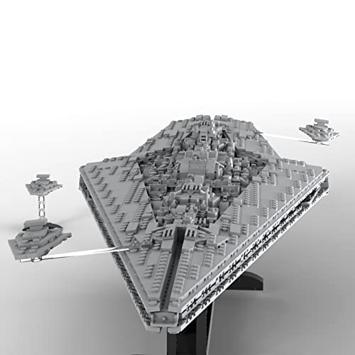 MBKE Star Wars Star Destroyer MOC-64662, 2131Pcs Star Wars Ejecutor-Class Super Cruiser Building Block Set de construcción para niños y adultos, compatible con Lego