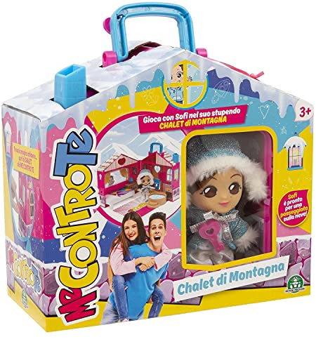 Me Contro Te Casetta Chalet de Montaña con Personaje Juguete 3+ con Llavero Suave de Regalo