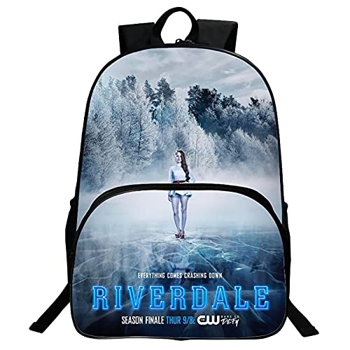 Mochila River Valley Town Mochila Escolar Impresa De Dibujos Animados para Estudiantes Mochila para Niños De Dibujos Animados De Riverdale