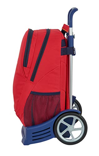 Mochila Safta Espalda Ergonómica con Carro Safta Evolution de Selección Española de Fútbol, 320x160x440mm