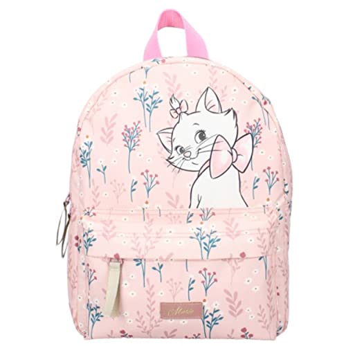mybagstory - Mochila - Aristogatos - Disney - Niño - Escuela - Primaria - Maternelle - Guardería - Guardería - Mochila para niña - Talla 31 cm - Tirantes ajustables