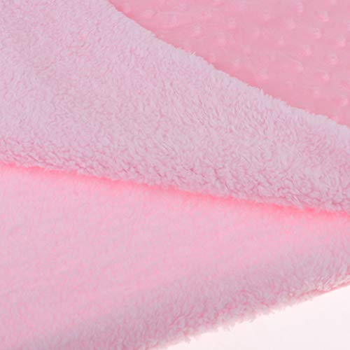 N\C Manta de Burbuja para Bebé, Niños Recién Nacidos, Niñas, Manta de Cuna, Edredón, Abrigo - Rosado