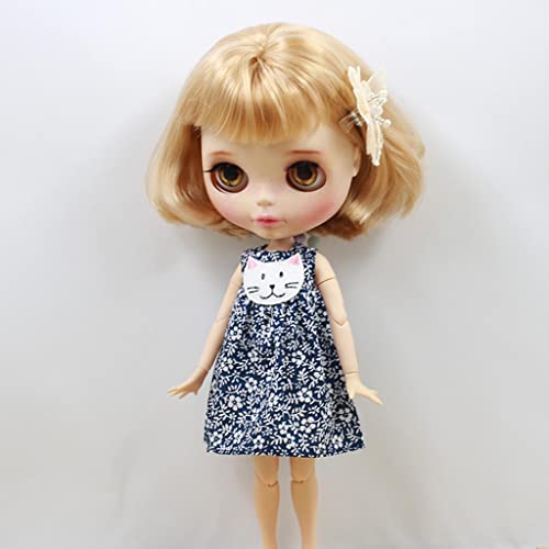NC NC Vestido de Fiesta de Muñeca de Fantasía / Pantalones Traje de Ropa para 1/6 Accesorio de Muñeca Blythe - Azul Oscuro