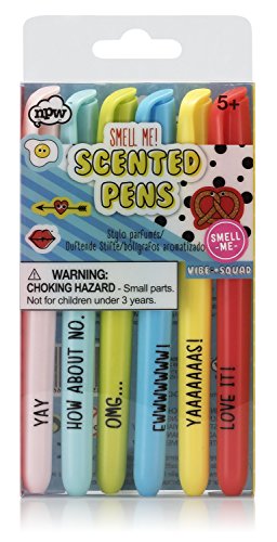 NPW Set de Brillantes marcadores de 6 Colores con olores frutales