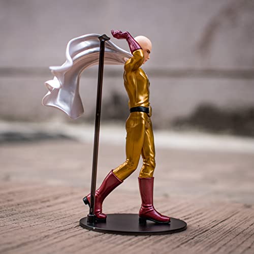 One punch Man Figura Saitama (20 cm) - Figura Premium Metálica - Banpresto